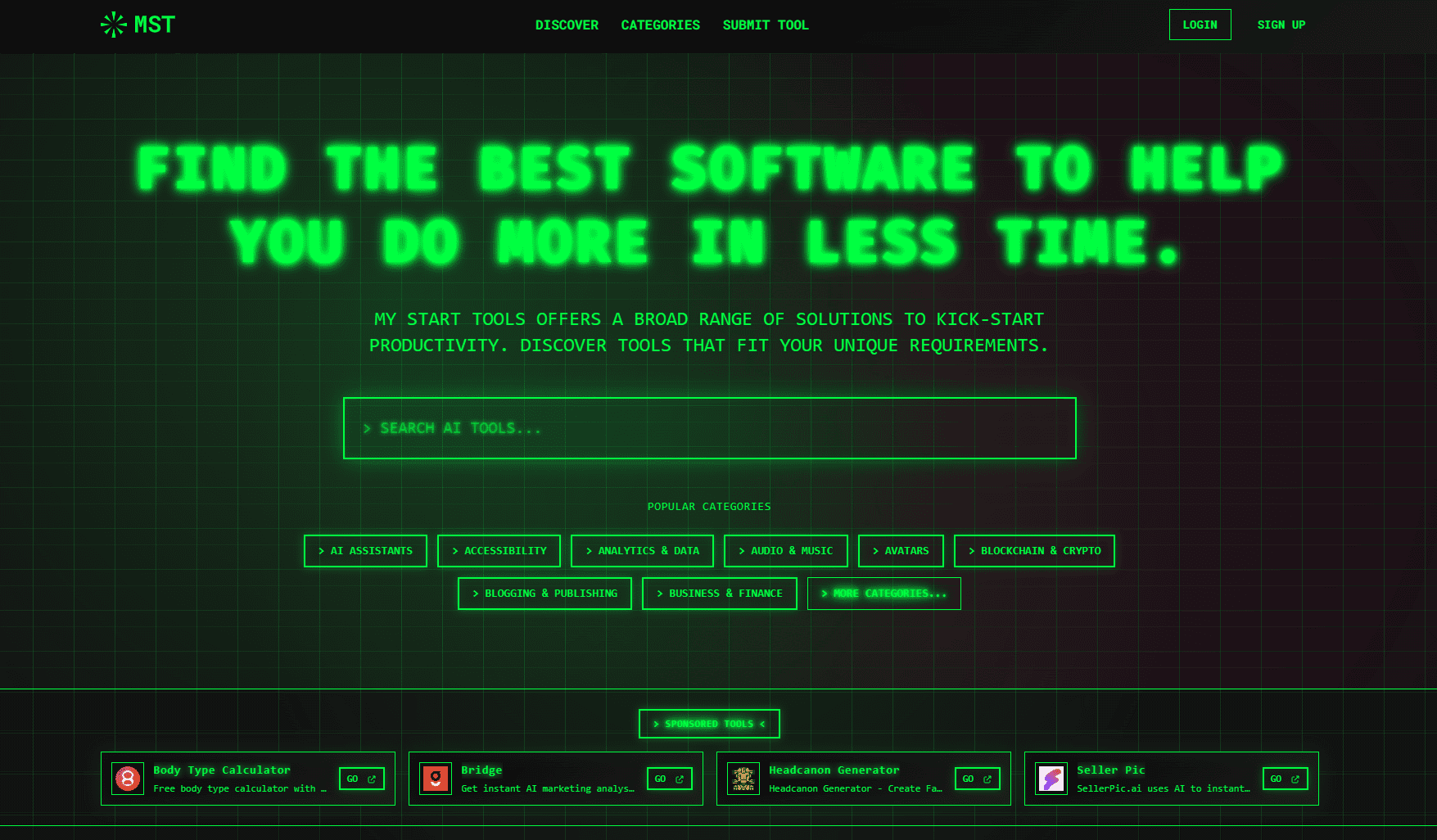 My Start Tools - Product Image